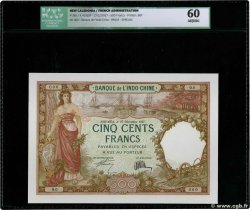 500 Francs Épreuve NOUVELLE CALÉDONIE  1927 P.38e AU+