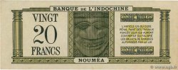 20 Francs NOUVELLE CALÉDONIE  1944 P.49 SUP