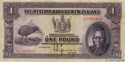 1 Pound NOUVELLE-ZÉLANDE  1934 P.155 pr.TB
