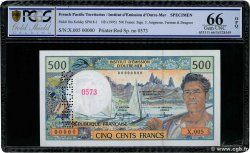 500 Francs Spécimen POLYNÉSIE, TERRITOIRES D