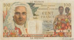 100 Francs La Bourdonnais REUNION ISLAND  1960 P.49a VF