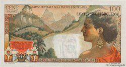 2 NF sur 100 Francs La Bourdonnais SAINT PIERRE E MIQUELON  1960 P.32 q.SPL