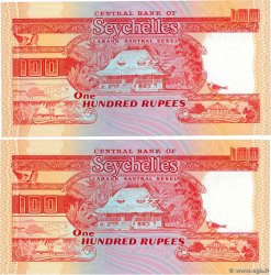 100 Rupees Petit numéro SEYCHELLES  1989 P.35 UNC