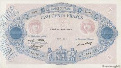 500 Francs BLEU ET ROSE FRANCE  1933 F.30.36