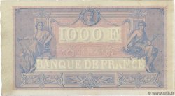 1000 Francs BLEU ET ROSE FRANCE  1890 F.36.02 TTB