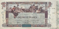 5000 Francs FLAMENG FRANKREICH  1918 F.43.01 S to SS