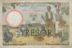 1000 Francs Algérie FRANCE  1943 VF.10.01 TB