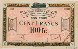 100 Francs Spécimen FRANCE regionalismo e varie  1923 JP.135.10s q.FDC