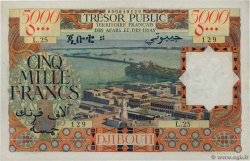 5000 Francs FRENCH AFARS AND ISSAS  1969 P.30 EBC+