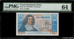 10 Francs Colbert AFRIQUE ÉQUATORIALE FRANÇAISE  1957 P.29 NEUF