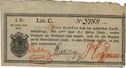 4 Franken ALLEMAGNE  1817 PS.- TTB