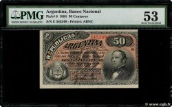50 Centavos ARGENTINE  1884 P.008 SUP+