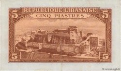 5 Piastres LIBANON  1950 P.046 VZ