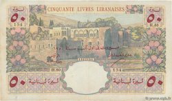 50 Livres Libanaises LIBAN  1950 P.052a pr.TTB