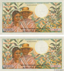 1000 Francs - 200 Ariary Consécutifs MADAGASCAR  1966 P.059a SUP+
