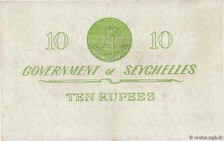 10 Rupees SEYCHELLES  1963 P.12c q.AU