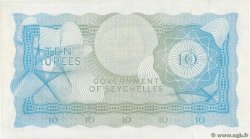 10 Rupees SEYCHELLES  1968 P.15a SPL