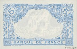 5 Francs BLEU FRANKREICH  1913 F.02.15 fST