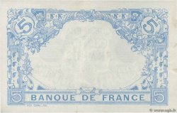 5 Francs BLEU FRANCIA  1914 F.02.22 MBC+