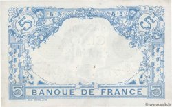 5 Francs BLEU FRANKREICH  1916 F.02.42 fVZ