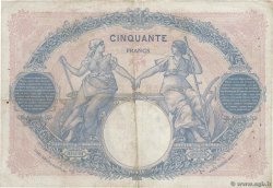 50 Francs BLEU ET ROSE FRANCIA  1922 F.14.35 BC