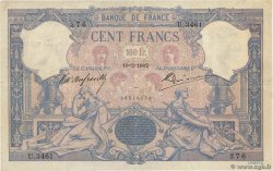 100 Francs BLEU ET ROSE FRANCE  1902 F.21.16