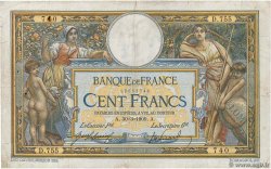 100 Francs LUC OLIVIER MERSON avec LOM FRANCIA  1909 F.22.02 BC