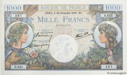 1000 Francs COMMERCE ET INDUSTRIE FRANCE  1940 F.39.02 AU+