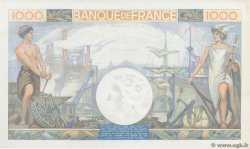 1000 Francs COMMERCE ET INDUSTRIE FRANCE  1940 F.39.02 AU+