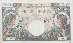 1000 Francs COMMERCE ET INDUSTRIE FRANCIA  1944 F.39.09 EBC+