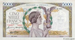 5000 Francs VICTOIRE Impression à plat FRANCIA  1942 F.46.42
 EBC+