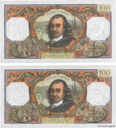 100 Francs CORNEILLE Consécutifs FRANCIA  1976 F.65.52 SC