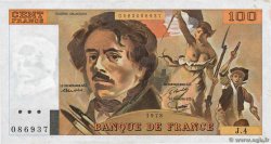 100 Francs DELACROIX FRANCE  1978 F.68.04 SUP