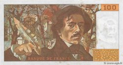 100 Francs DELACROIX FRANCE  1978 F.68.04 XF