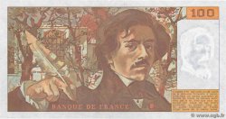 100 Francs DELACROIX imprimé en continu FRANKREICH  1991 F.69bis.03c1
 fST