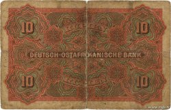 10 Rupien GERMAN EAST AFRICA  1905 P.02 VG