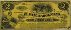 2 Pesos Fuertes ARGENTINE  1867 PS.1532 TTB