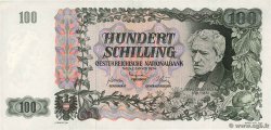 100 Schilling AUSTRIA  1954 P.133 EBC+