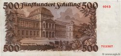 500 Schilling AUSTRIA  1953 P.134a MBC