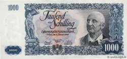 1000 Schilling AUSTRIA  1954 P.135a EBC