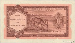 1000 Francs CONGO, DEMOCRATIQUE REPUBLIC  1962 P.002a VF+