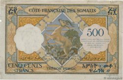 500 Francs DJIBOUTI  1952 P.27 TB+