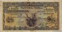 5 Thalers ETHIOPIA  1933 P.07 F