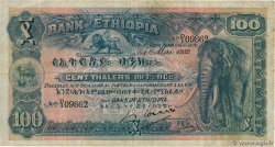 100 Thalers ETIOPIA  1932 P.10 BC
