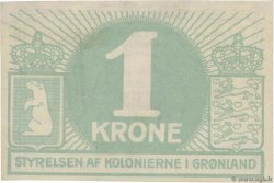 1 Krone GROENLANDIA  1913 P.13d AU
