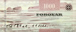 1000 Kronur FAROE ISLANDS  2011 P.33 UNC-