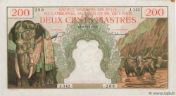 200 Piastres - 200 Riels FRENCH INDOCHINA  1953 P.098 XF+