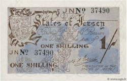 1 Shilling JERSEY  1941 P.02a fST+