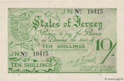 10 Shillings JERSEY  1941 P.05a q.FDC