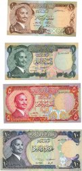 1/2, 1, 5 et 10 Dinars JORDANIEN  1975 P.17e, P18f, P.19c et P.20d VZ